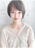 say. ショート ショートボブ アースカラー ニュアンスカラー