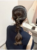 艶々タイト編みおろしヘア*オケージョン