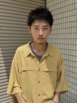 ヒュージ 表参道(huge) アップバング/束感ショート/ツーブロックマッシュ/コンマヘア