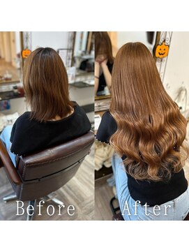 あるじゃんすー 横浜店 ハニーベージュ#シールエクステ#韓国#小顔#ヨシンモリ#横浜