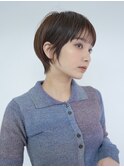 前髪あり大人小顔ショート/30代40代50代/岡野亘希