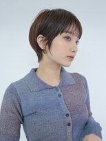 ピークアブー アヴェダ アトレ恵比寿(PEEK-A-BOO AVEDA) 前髪あり大人小顔ショート/30代40代50代/岡野亘希