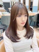 ロンド レグリーズ 立川(Lond leglise)&nbsp;レイヤーカット×韓国ヘア×顔周り×ベージュ×ザクザクレイヤー