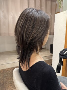 ヘアサロン リーフ(Hair Salon Leaf) コントラスト弱め　アンブレラカラー