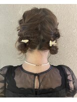 ハートボックス 四谷店(Heart box) 編み込みツイン/ちびお団子