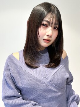 ユーフォリア 銀座本店(Euphoria) 【山村】レイヤーセミロング/縮毛矯正/髪質改善/セミディ/東銀座