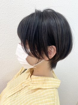 ボタン 木更津店(BOTAN)の写真/ナチュラルで収まりの良いショートカット☆ショート、ボブへのバッサリカットもおまかせ♪