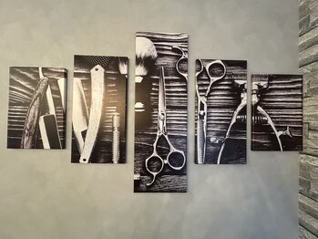 あずママの床屋さん　朝茶