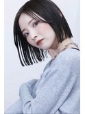 切りっぱなしボブ　高宮美容室