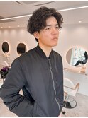 センターパートソフトツイストスパイラル