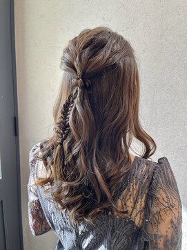 シャルムバイケンジ(Charm.by KENJE) 【ハーフアップ】結婚式/浴衣/着付/銀座/ヘアセット/アレンジ