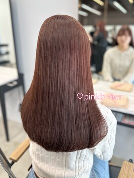 フォンズ(FONS) ピンクブラウン ピンクカラー ピンクベージュ