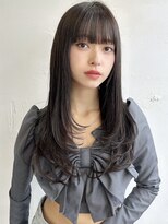 マリアバイアフロート(Maria by AFLOAT) 〈藤間〉韓国レイヤー/ハッシュカット/黒髪ロング
