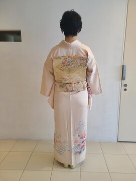 フォークロア 本店(Folk Lore) ショートカットでサラッと和装