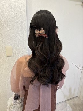 ボタン ハカタ(VOTAN hakata) 【votan sanae】ハーフツイン/結婚式ヘア/リボンアレンジ