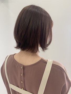 ナンブスカイ(nambu-SKY) 軽やかボブ×ピンクベージュ