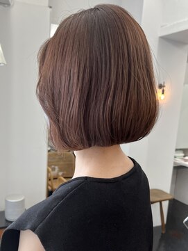 シベルバレー 横浜(sibell) ＊20代30代ミニボブレイヤー丸みボブ前髪ありボブ顔周りレイヤー