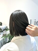 リアン(Lien) オリーブブラウン/オリーブカラー/寒色カラー/ワンカラー/カラー
