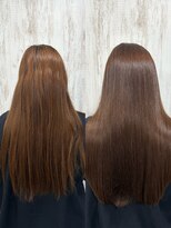 ワイト(&y～waito～)&nbsp;【広がりを抑えて綺麗に伸ばす艶ブラウンロング】