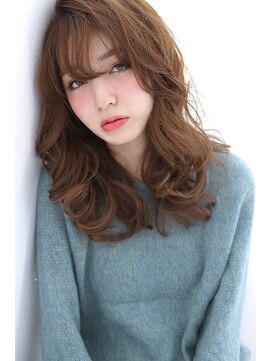 ラエティス(Laetus) 【Laetus/大和西大寺】大人可愛い♪艶ベージュxシフォンカール