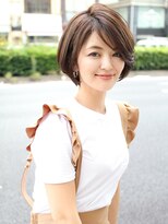 アフロート ディル(AFLOAT D'L)&nbsp;《AFLOATディル 井上紗矢香》小顔に作るひし形ショートボブ