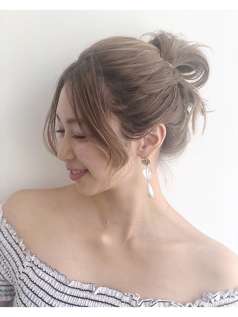 たまねぎアレンジ＊イルミナカラー＊ヘアアレンジ＊甲斐ジュンヤ