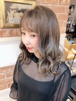 ブリーチなしで可愛いベージュカラー
