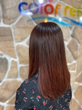 カラーリゾートAi 葛西店 赤系カラー