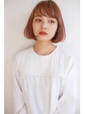 【LICO】ピンクベージュ ボブ