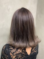 サロンドミルク 原宿(salon de MiLK) ナチュラルハイトーングレー　髪質改善
