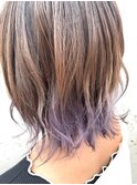 White lavender gradation color【レーヴ】
