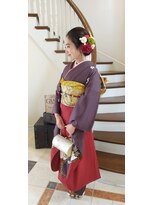 ランコントレ 千代 成人式前撮りのお着付けとヘアセット