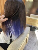 ヘアーパーチ(HAIR perch) インナーカラーブルー