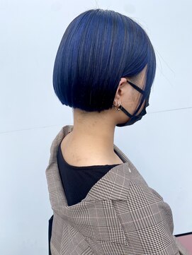 アリー(ALLY) ネイビーボブ