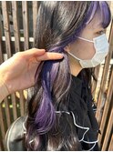 フェイスフレーミング　パープルカラー♪