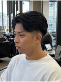 センターパートニュアンスパーマ韓国カルマパーマコンマヘア