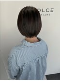 大人ボブ_前下がりボブ_ショートボブ