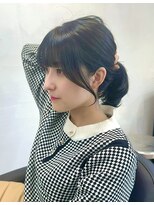 結んでも可愛いおくれ毛カット