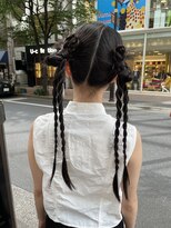 【ヘアアレンジ】韓国で話題の「カチモリヘア」