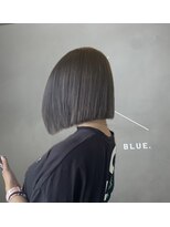 ブルー(BLUE.)&nbsp;シルバーグレーカラー☆