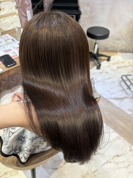 ロンドローズ 名古屋(Lond damaskRose) 顔周り ボブ 韓国 レイヤー ダブルカラー 名駅 リタッチ543