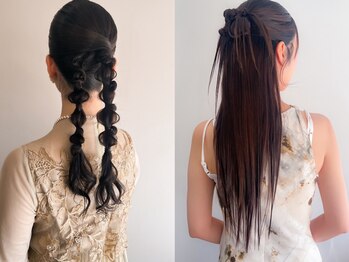 イチザサロン(ICHI THESALON)の写真/トレンド◇ショートアレンジや編み下ろしヘアも得意♪10分で出来るクイックメニューを用意！隙間時間にも◎