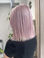 ロウル 渋谷(LOWRL)&nbsp;ホワイトピンクラベンダー/ケアブリーチ/ダブルカラー