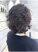 マダムパーマエアウェーブミディアムパーマ大人レイヤーカット