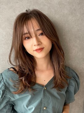 エクラート ミリア 船橋(ECLART milia) 透け感バング◆韓国レイヤーカット/ナチュラルくびれヘア[船橋]