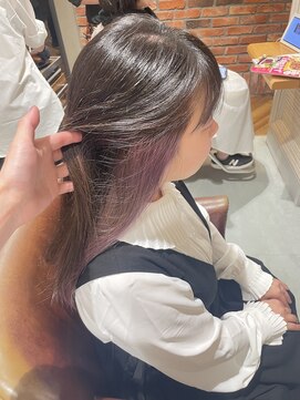 ラ タント(L'attente) 春のインナーカラー