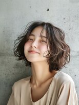 ピリオド(period.)&nbsp;ナチュラルボブ/ウェーブ/大人ショートボブ