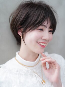 サロン ド ジュン 伊勢崎店の写真/自然な仕上がり！白髪ぼかしにも対応◎髪と頭皮に優しい薬剤で、あなたのなりたいカラーを叶えます♪