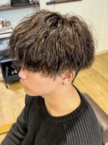 デプト(DEPT.) 縦落ちツイストパーマメンズカットメンズパーマメンズサロン眉毛