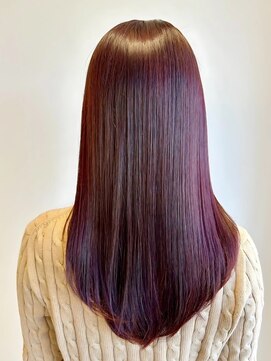 バブーバイビューティービースト 高知店(ba-boo by beauty:beast Academy) ハイトーンロング髪質改善ストレート